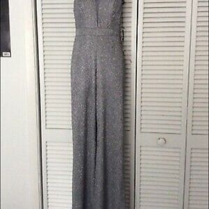 New Silver wide leg jumpsuit